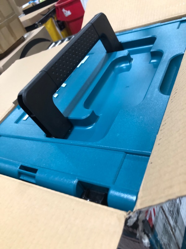 Photo 1 of Makita SP6000J1 6-1/2" Plunge Circular Saw Kit, with Stackable Tool case and 55" Guide Rail, Blue
