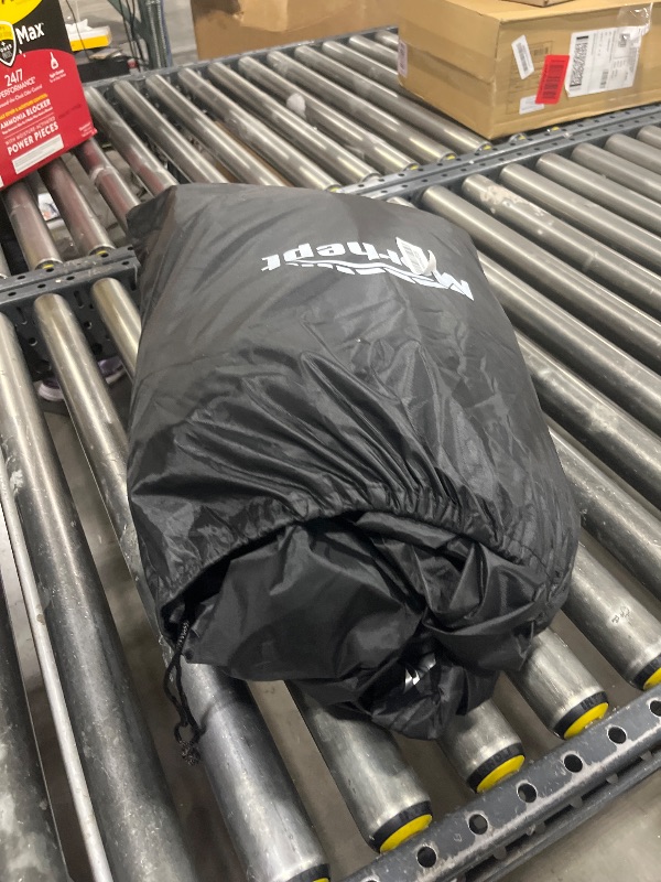 Photo 1 of Morhept Pickup Truck Cover Waterproof All Weather, Outdoor Indoor Truck Protection Cover for Ford f150 / Chevy Silverado/Dodge Ram 1500, Truck Tarp Cover Black(Length 230 to 242 inch)