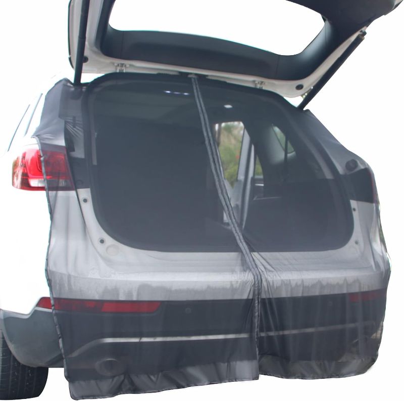 Photo 1 of 
Car Tailgate Mesh Screen for SUV Van, Breathable Magnetic Car Tent for Tail Gate Hatch Camping Gear Accessories
