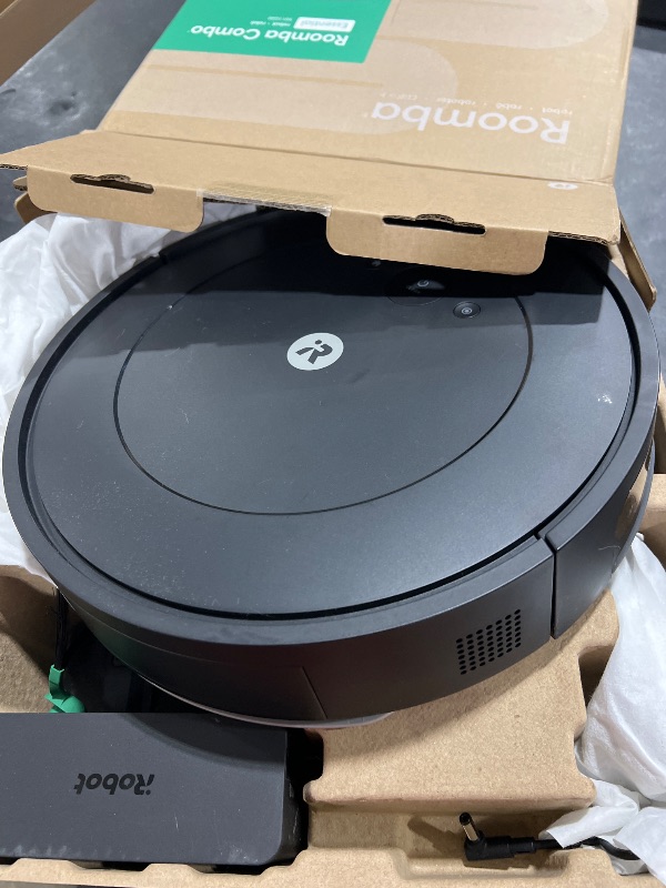 Photo 1 of iRobot Roomba Combo Robot Vacuum & Mop (Y0110) - Easy to use, Power-Lifting Suction, Vacuums and mops, Multi-Surface Cleaning, Smart Navigation Cleans in Neat Rows, Self-Charging, Alexa