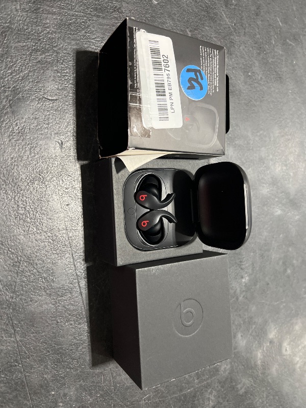 Photo 1 of Beats Fit Pro - True Wireless Noise Cancelling Earbuds - Apple H1 Headphone Chip, Compatible with Apple & Android, Class 1 Bluetooth, Built-in Microphone, 6 Hours of Listening Time - Beats Black