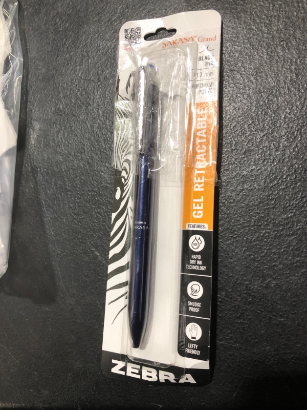 Photo 1 of Zebra Pen Sarasa Grand Retractable Gel Pen, 1-Pack (45211)
