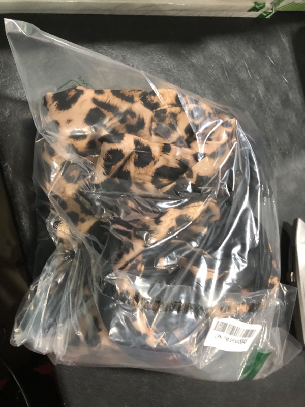 Photo 1 of ADVEZO Duffle Bag for Travel Foldable Leopard Print Carry on Travel Bag, Small Medium Weekender Overnight Bags for Women, 40L Waterproof Sport Gym Bag for Men with Computer Compartment (Leopard print)