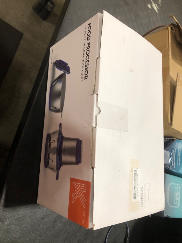 Photo 1 of KOIOS 500W Powerful Electric Food Processor with 8 Cup Stainless Steel & Glass Bowls, 2 Speed Mode Electric Food Chopper with 2 Sets Blades Meat Grinder Chopper for Family & Baby Use