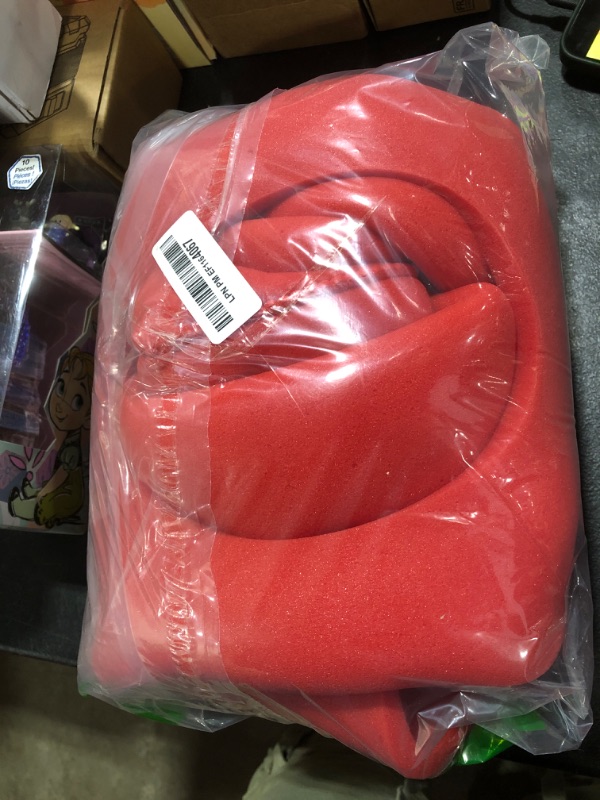Photo 1 of FUNSTITUTION Cowboy Hat - Giant Foam Hat - Oversized Cowboy Hat - Red - For Adults and Kids - Hilarious Hat - Large - Polyurethane Foam - All Ages