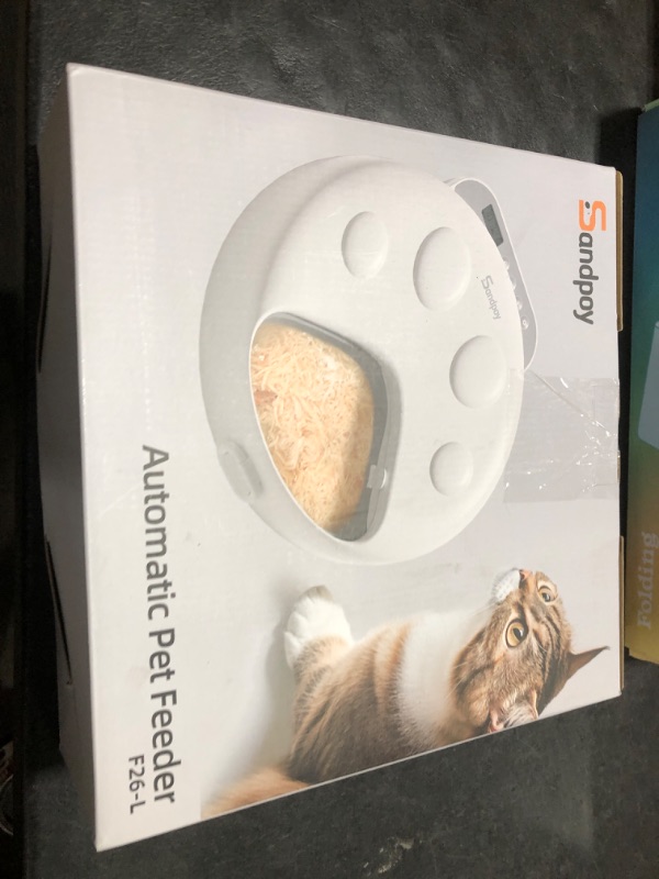 Photo 1 of Automatic Cat Feeder Wet Food,Cordless Wet Pet Food Dispenser with 4 Ice Packs,4 Meals Per Day Fresh Food Refrigerated Container,Programmable Timed Battery Operated Auto Feeder for Kitten/Small Dog