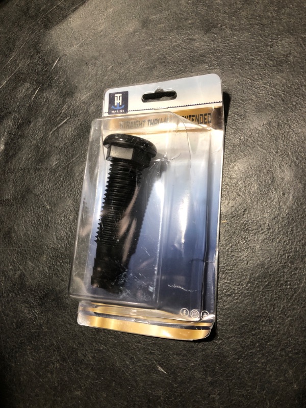 Photo 1 of T-H Marine 3/4 Inch Extended 4.5" Black Plastic Thru-Hull Fittings - Durable Marine Hose Connector for Boats, UV Stabilized & OEM Trusted