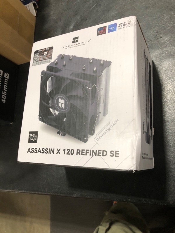 Photo 1 of Thermalright Assassin X120 Refined SE CPU Air Cooler, 4 Heat Pipes, TL-C12C PWM Fan, Aluminium Heatsink Cover, AGHP Technology, for AMD AM4/AM5/Intel LGA 1150/1151/1155/1200/1700/1851(AX120 R SE)