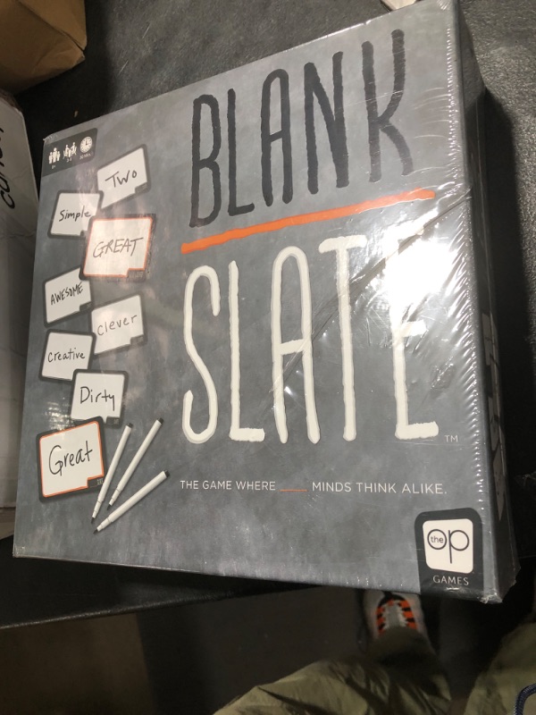 Photo 1 of BLANK SLATE, The Game Where Great Minds Think Alike, Fun Family-Friendly Board Game, Word Association Party Game, Easy to Learn, Fun to Play Family Game Night, 3-8 Players, Ages 8+