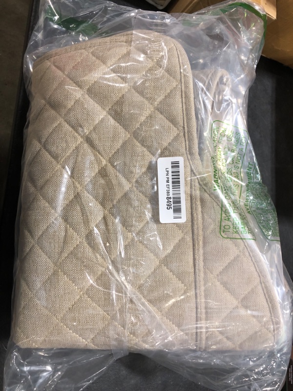 Photo 1 of IVICY Linen Car Seat Cover for Cars - Non-Slip Soft & Breathable - Front Car Seat Protector Covers Universal Fits Most Automotive, Vans, SUVs, Trucks - 1 Unit - Beige