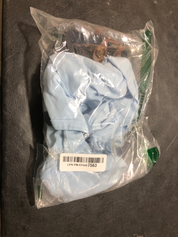 Photo 1 of YUEMION Infant Baby Boy Clothes Gentleman Outfits Suits Summer Short Sleeve Bowtie Bodysuit Shirts + Suspender Shorts(Blue,9-12 Months)