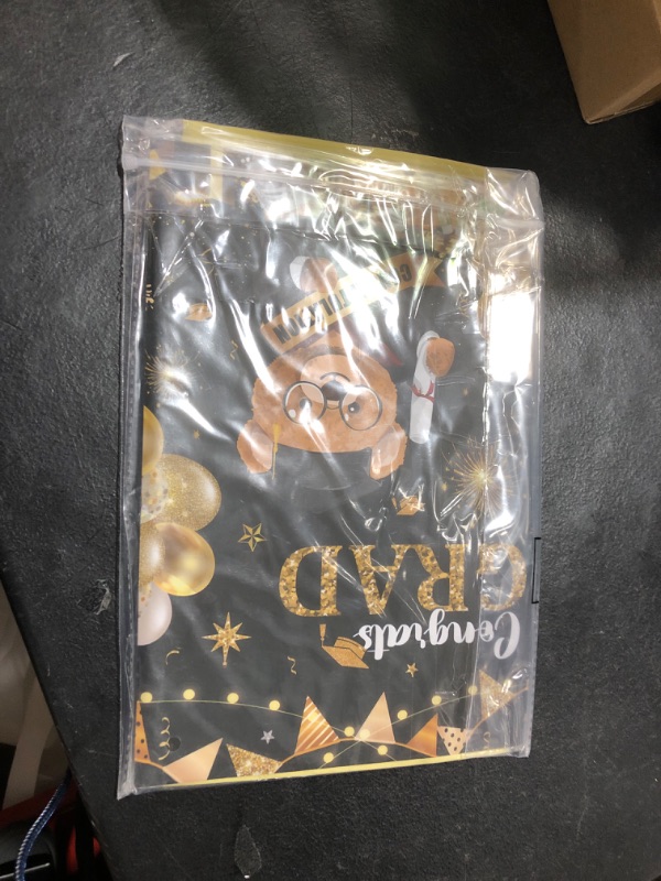 Photo 1 of AmazingSpark Graduation Party Game Set Pin the Graduation Cap Game Class of 2025 Congrats Grad Poster with 12 Stickers for Grad Party Supplies Decorations