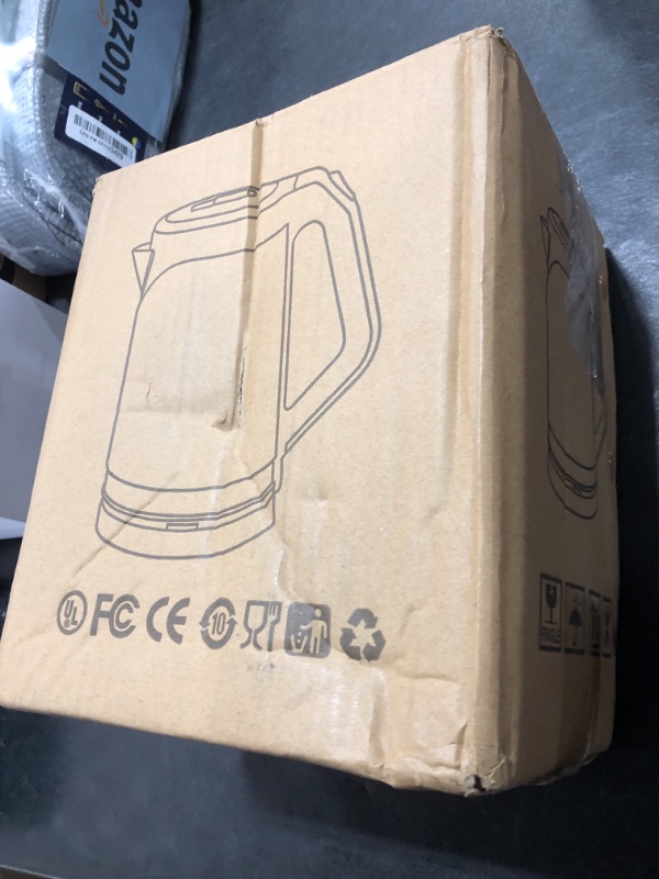 Photo 1 of WOOLALA 2.0L Electric Water Kettle Large Volume Water Boiler & Heater 1500W Rapid Boil Stainless Steel Hot Water Heater Auto-Shutoff and Boil-Dry Protection