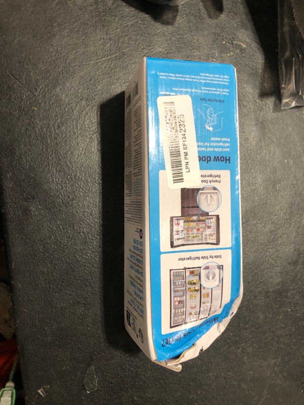 Photo 1 of SAMSUNG Genuine Filter for Refrigerator Water and Ice, Carbon Block Filtration, Reduces 99% of Harmful Contaminants for Clean, Clear Drinking Water, 6-Month Life, HAF-QIN/EXP, 1 Pack
