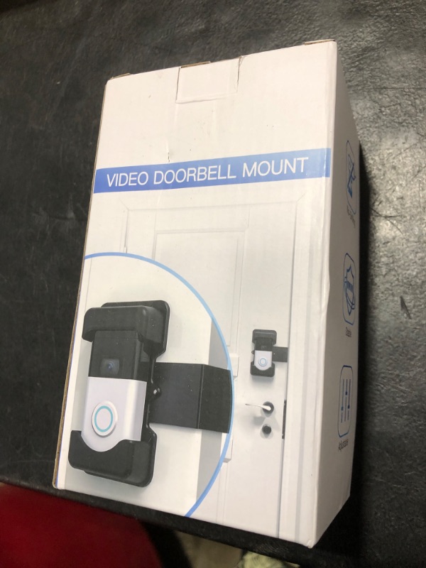 Photo 1 of COOLWUFAN Anti-Theft Video Doorbell Mount, Adjustable Height(3.7’’-5.1’’), Compatible with Most Brand Video Doorbell, No-Drill Mounting Bracket for Most Brand Video Bell