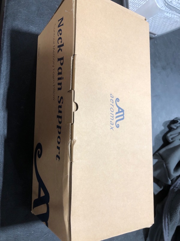 Photo 1 of AM AEROMAX Queen Size Firm Contour Memory Foam Pillow, Cervical Pillow for Neck Pain Relief, Neck Orthopedic Sleeping Pillows for Side, Back and Stomach Sleepers.