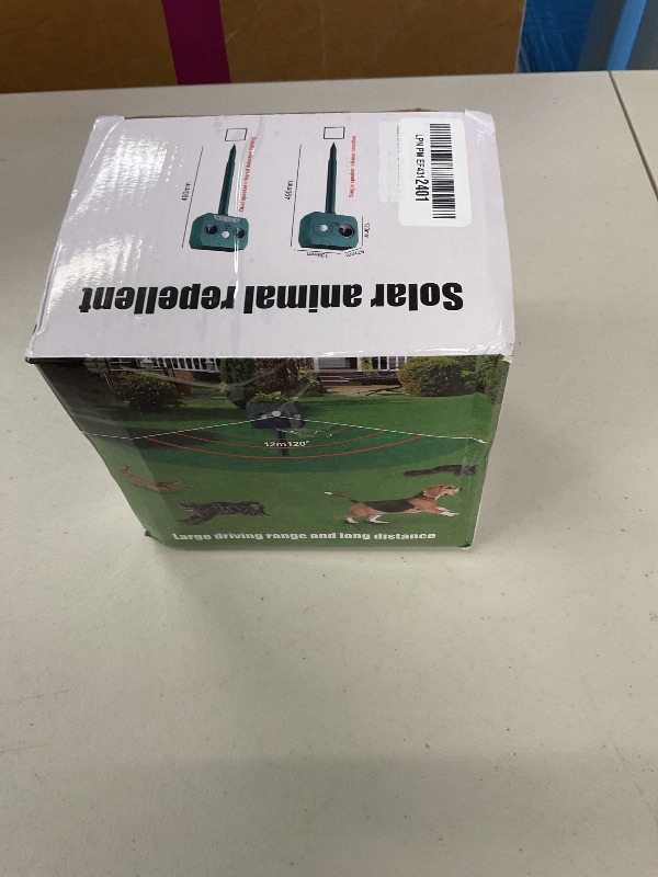 Photo 1 of 2Pack Solar Ultrasonic Animal Repellent Cat Repellent Outdoor Animal Repellent with Motion Detection&Flash Lights Deer Repellent Device Animal Deterrent to Scare Squirrel Skunk Repellent for Yard 2025