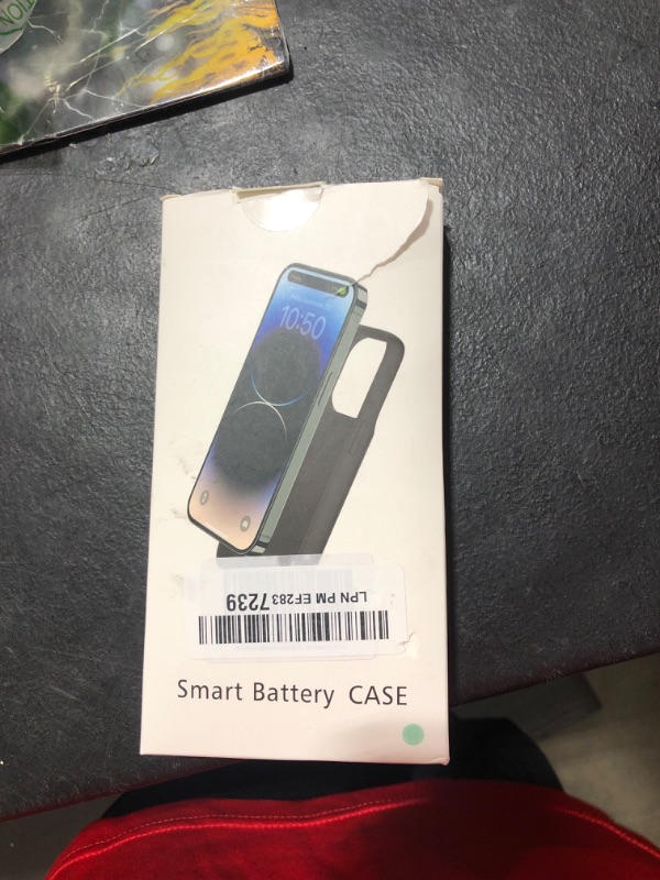 Photo 1 of Ekrist Battery Case for iPhone 13/13Pro/14 (6.1 Inch),Real 7500mAh Battery Charging Case Portable Rechargeable Protective Extended Additional Charger Case for iPhone 13/13pro/14,Green
