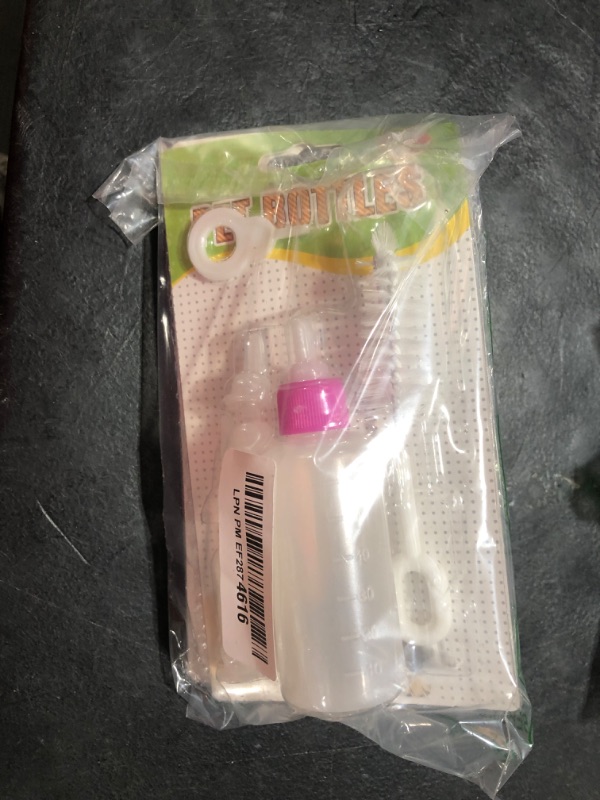 Photo 1 of Tondiamo 16 Pieces Pet Feeding Bottle Kit Kitten Bottles Kitten Milk Replacer Puppy Milk Feeder with Replacement Nipples Puppy for Small Animals Newborn Dog and cat Nursing Supplies