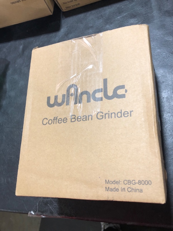 Photo 1 of Wancle Electric Burr Coffee Grinder - Adjustable with 28 Precise Grind Settings for 12 Cups - Professional Coffee Bean Grinder (Plastic, Black)