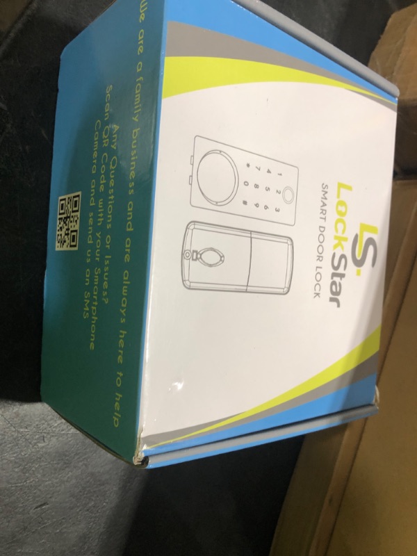 Photo 1 of LOCKSTAR® Smart Door Lock • Keyless Entry Deadbolt Door Lock • Multiple Entry Methods – APP • Fingerprint Touch ID • Keypad Code • Card FOB • Traditional Key • Smart Home Devices