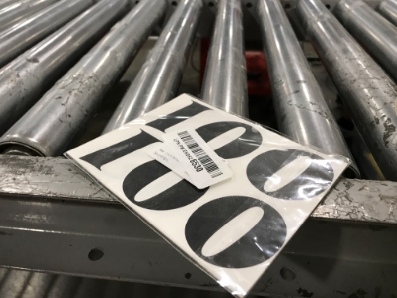 Photo 1 of Number black stickers 