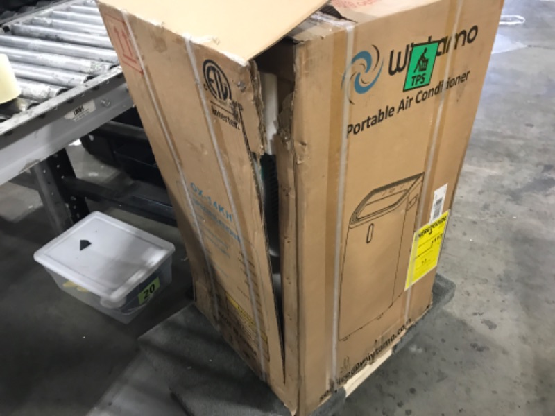 Photo 1 of 14,000 BTU Portable Air Conditioners for Rooms Up to 700 Sq.Ft, 4-in-1 Portable AC Unit, Heat, Dehumidifier & Fan with Remote Control, Auto Swing, LED Display, Window Installation Kit Included
