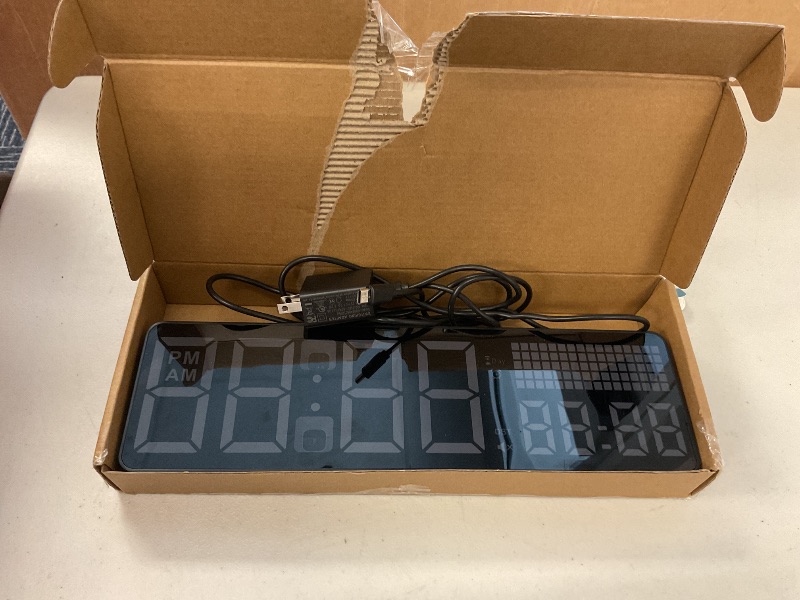 Photo 1 of LUCORB Gym Clock Timer, Workout Clock with Seconds | 5 Display Modes, 4 Alarms | Remote Control Countdown Timer Wall for Home Gym Garage Living Room Classroom Office