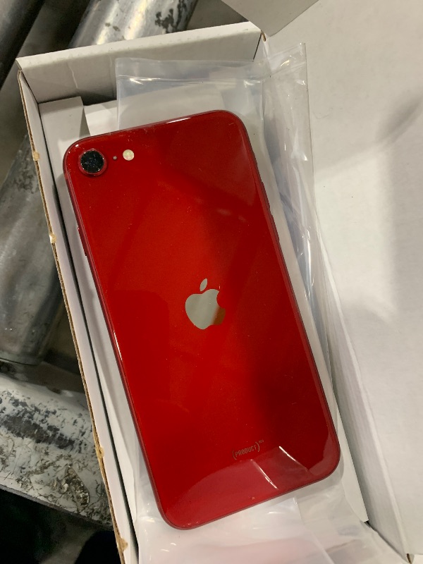 Photo 1 of Apple iPhone SE 3rd Gen, 64GB, RED - Unlocked (Renewed)