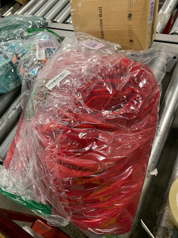 Photo 1 of KKJIAF Red Stretch Velvet Fabric 60 Inch Wide, 5 Yard Soft Stretchy Fabric for Sewing Clothes, Apparel, Costume, Crafts - 90% Polyester 10% Spandex