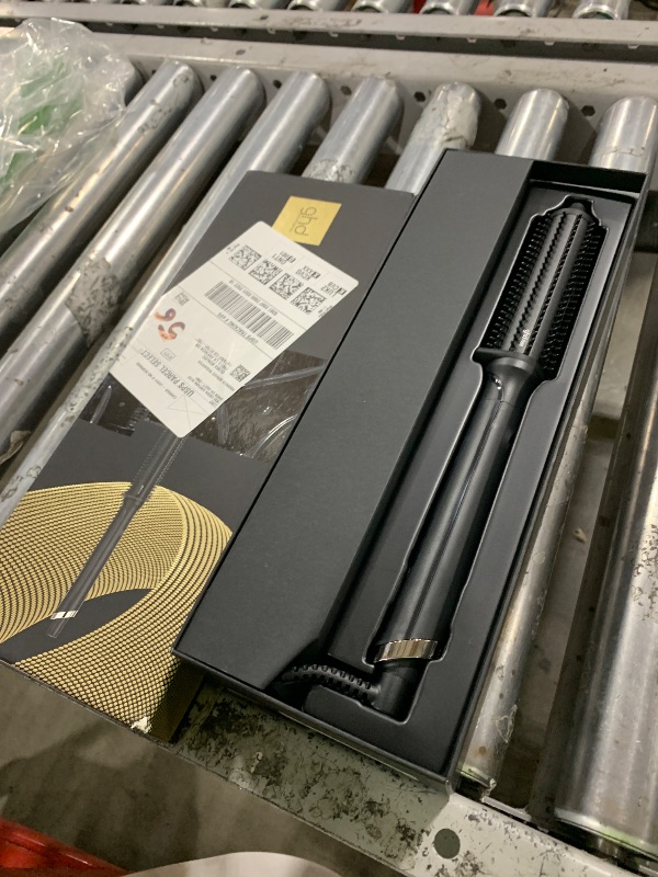 Photo 1 of ghd Rise Volumizing Hot Hair Brush - Professional 1.25” Hot Brush for Dry Hair with Maximum Root Lift, 2x Volume, 365ºF Safe Styling Temperature Technology and Auto Sleep Mode - Black