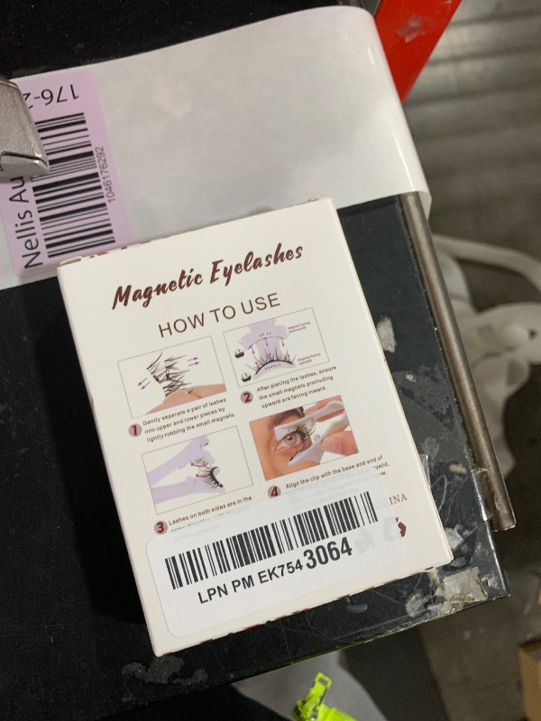 Photo 1 of EMEDA Natural Look Magnetic Eyelashes Kit 2 Pairs Reusable Double Sided Magnetic Lashes With Applicator and Mirror, No Glue Needed Strip Lashes, Black(Manga Look 5-11mm)