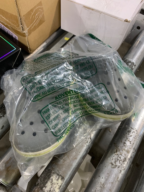 Photo 1 of Crocs Kids Unisex Bayaband Clogs (Little Kid) Slate Grey/Lime Punch 13 Little Kid M