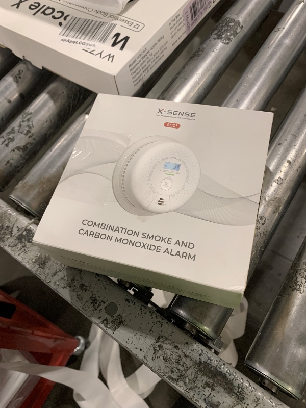 Photo 1 of X-Sense  Detector Carbon Monoxide Detector Combo, 10-Year Battery Smoke Detector with Display, Standalone Model SC01, Single Pack