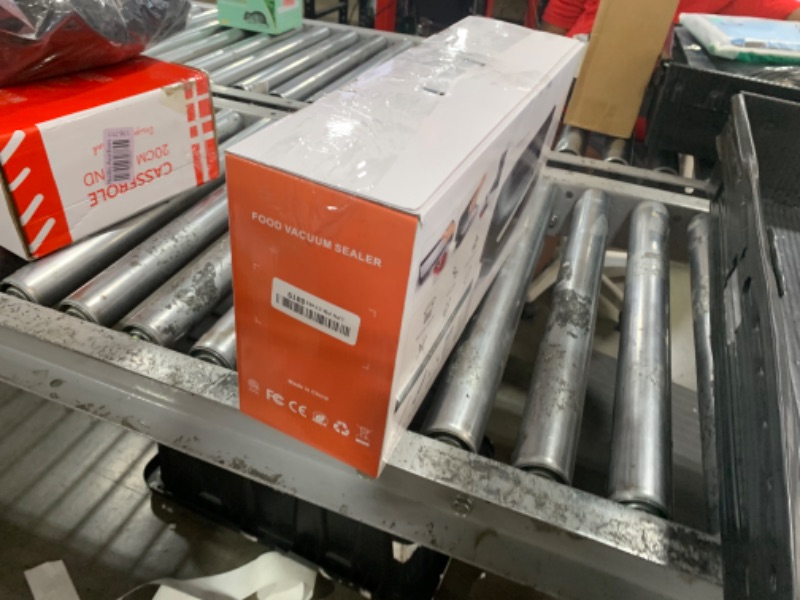 Photo 1 of Vacuum Sealer Machine, Food Sealer Vaccum Sealers for Food 80KPA Automatic 8-IN-1 Sealing Dry/Moist Mode with Build-in Cutter&Storage, Digital Countdown, Air Suction Hose, 2 Roll-Bags, 11 Vacuum Bags