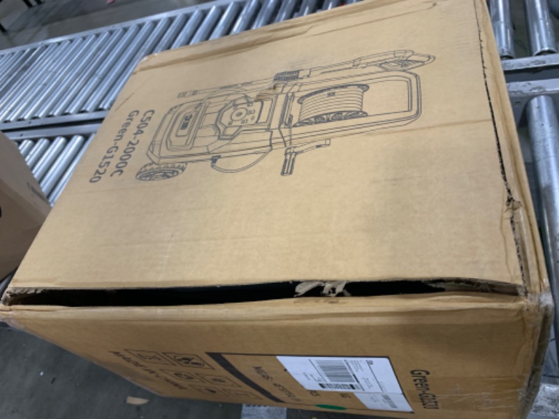 Photo 1 of Pressure Washer, 5000PSI 3.2GPM Adjustable Touch Screen with 55FT Total Length Power Washer Electric Powered 4 Nozzles for Driveways Furniture or Cars 2000W