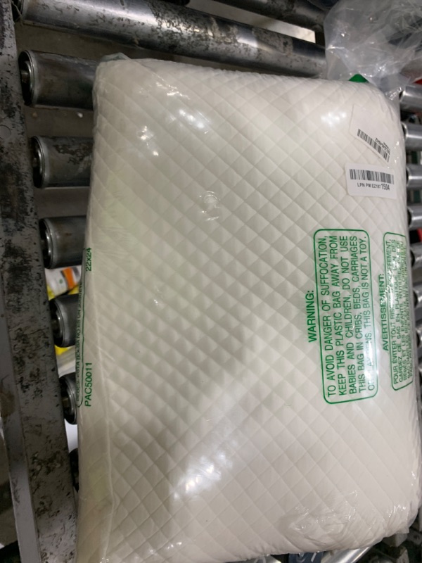 Photo 1 of AM AEROMAX 32" King Size Contour Memory Foam Pillow, Cervical Pillow for Neck Pain Relief, Neck Orthopedic Sleeping Pillows for Side, Back and Stomach Sleepers