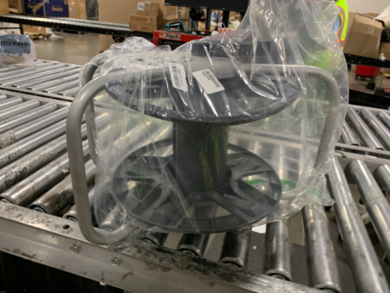 Photo 1 of YESTAR Water Hose Reel Cart, Holds 65-130 Ft of 5/8 Inch Hose, Wall Mounted Garden Hose Cart, Portable Hose Reel for Convenient Storage and Watering
