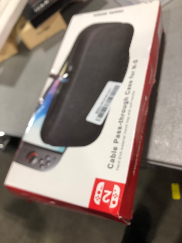 Photo 1 of [All in One] Bundle Accessories for Nintendo Switch 2, Carrying Case for Switch 2, 2X Tempered Glass Screen Protector with Frame, 4X Thumb Grip, 5X Dust Plug