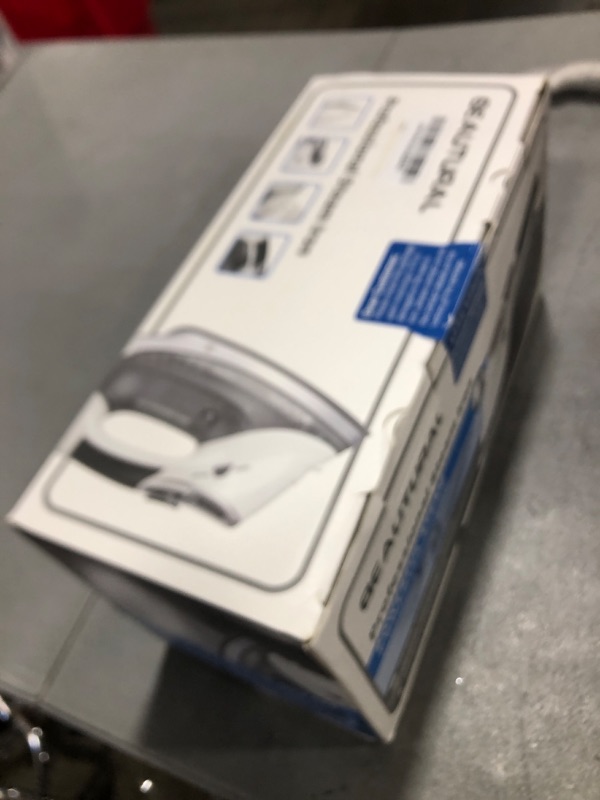 Photo 1 of BEAUTURAL 1800-Watt Steam Iron with Digital LCD Screen, Double-Layer and Ceramic Coated Soleplate, 3-Way Auto-Off, 9 Preset Temperature and Steam Settings for Variable Fabric Gray