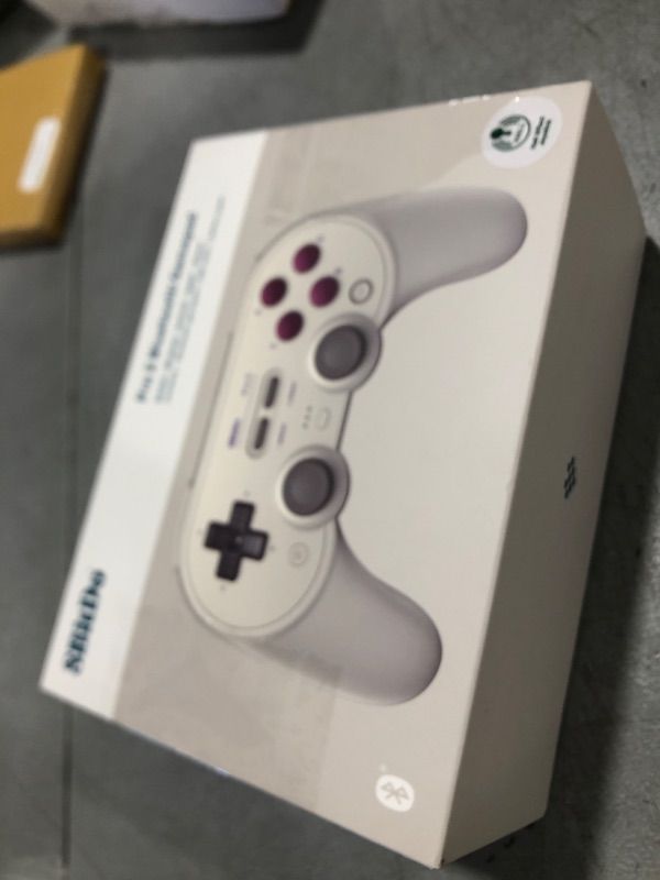 Photo 1 of 8Bitdo Pro 2 Bluetooth Controller for Switch/Switch 2, Hall Effect Joysticks, 2 Pro Back Paddle Buttons, Wireless Gaming Controller for Switch, PC, Android, and Steam Deck & Apple (G Classic Edition)