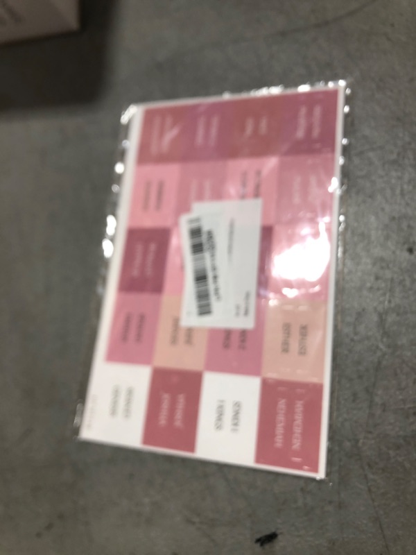 Photo 1 of Laminated Bible Tabs, Reposition Large Print Stickers, Easy to Read and Apply Bible Tabs for Women and Man (White Pink)