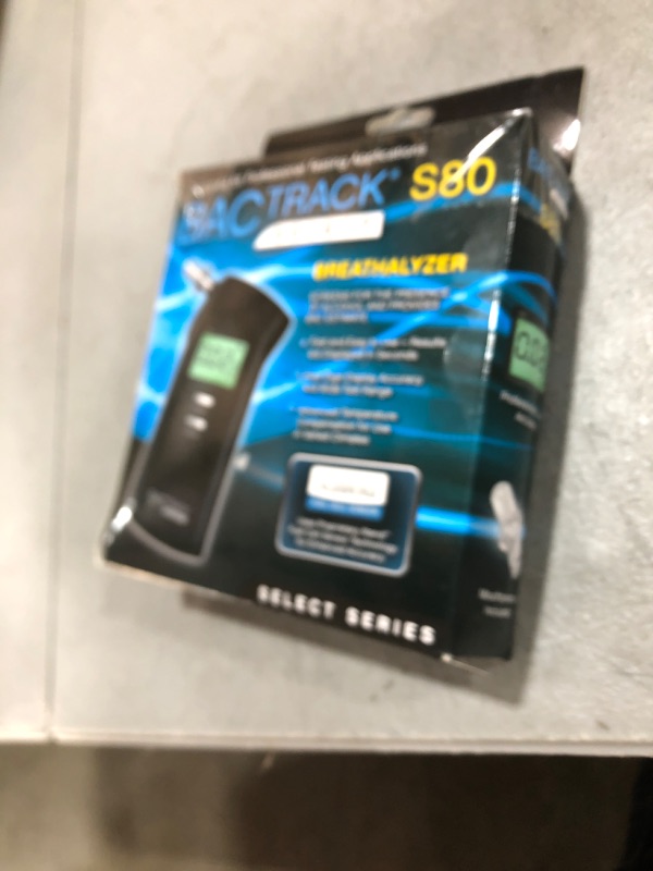 Photo 1 of BACtrack S80 Breathalyzer | Professional-Grade Accuracy | DOT & NHTSA Approved | FDA 510(k) Cleared | Portable Breath Alcohol Tester for Personal & Professional Use