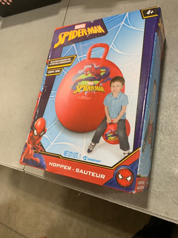 Photo 1 of Hedstrom Marvel Spiderman 15 Inch Hopper Ball, Jumping Ball for Kids 55-97064