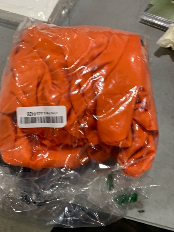 Photo 1 of SIZGAROOT Mens Astronaut Costume Adult Male Space Suit Costume for Men Halloween Party Dress Up (Orange, Medium)