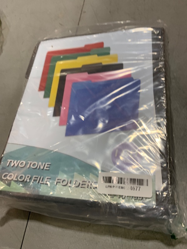 Photo 1 of 100 Packs Black File Folder,File Folders Letter Size,1/3-Cut Tabs,8.5x11 File Folders for Office,School and Home,Organizer File Folder