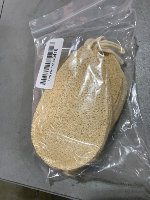Photo 1 of Natural Loofah Dish Sponge Pack 10 Vegetable Scrubber for Kitchen - 100% Biodegradable Compostable Dishwashing Scouring Pad Zero Waste