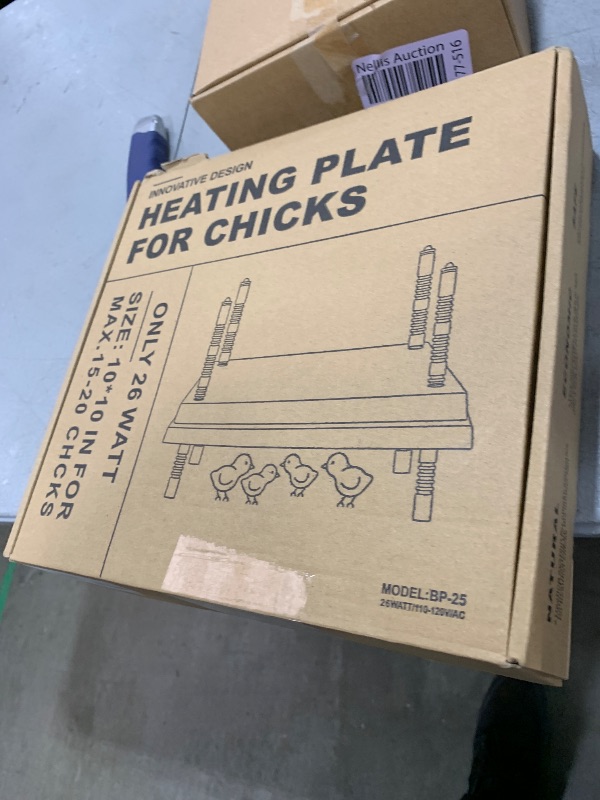 Photo 1 of BREDASINX Brooder Plate for Chicks,10" x 10" Heat Plate for Chicks with Triangular Cone Anti-Perch Design