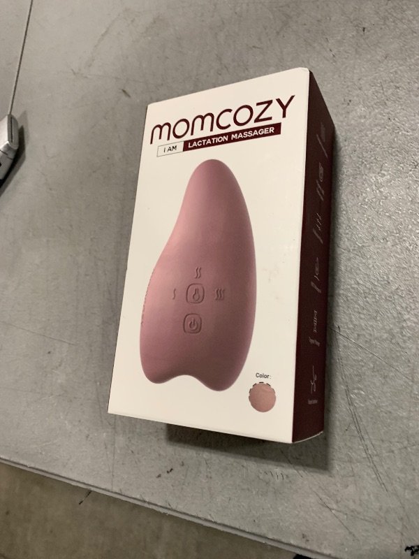 Photo 1 of Momcozy Warming Lactation Massager 2-in-1, Soft Breast Massager for Breastfeeding, Heat + Vibration Adjustable for Clogged Ducts, Improve Milk Flow, Engorgement