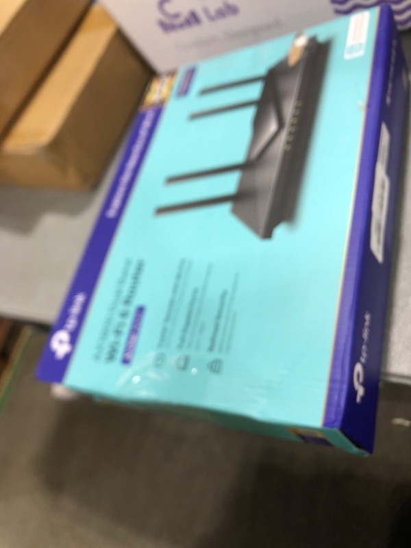 Photo 1 of TP-Link AX1800 WiFi 6 Router V4 (Archer AX21) – Dual Band Wireless Internet, Gigabit, Easy Mesh, Works with Alexa - A Certified for Humans Device, Free Expert Support